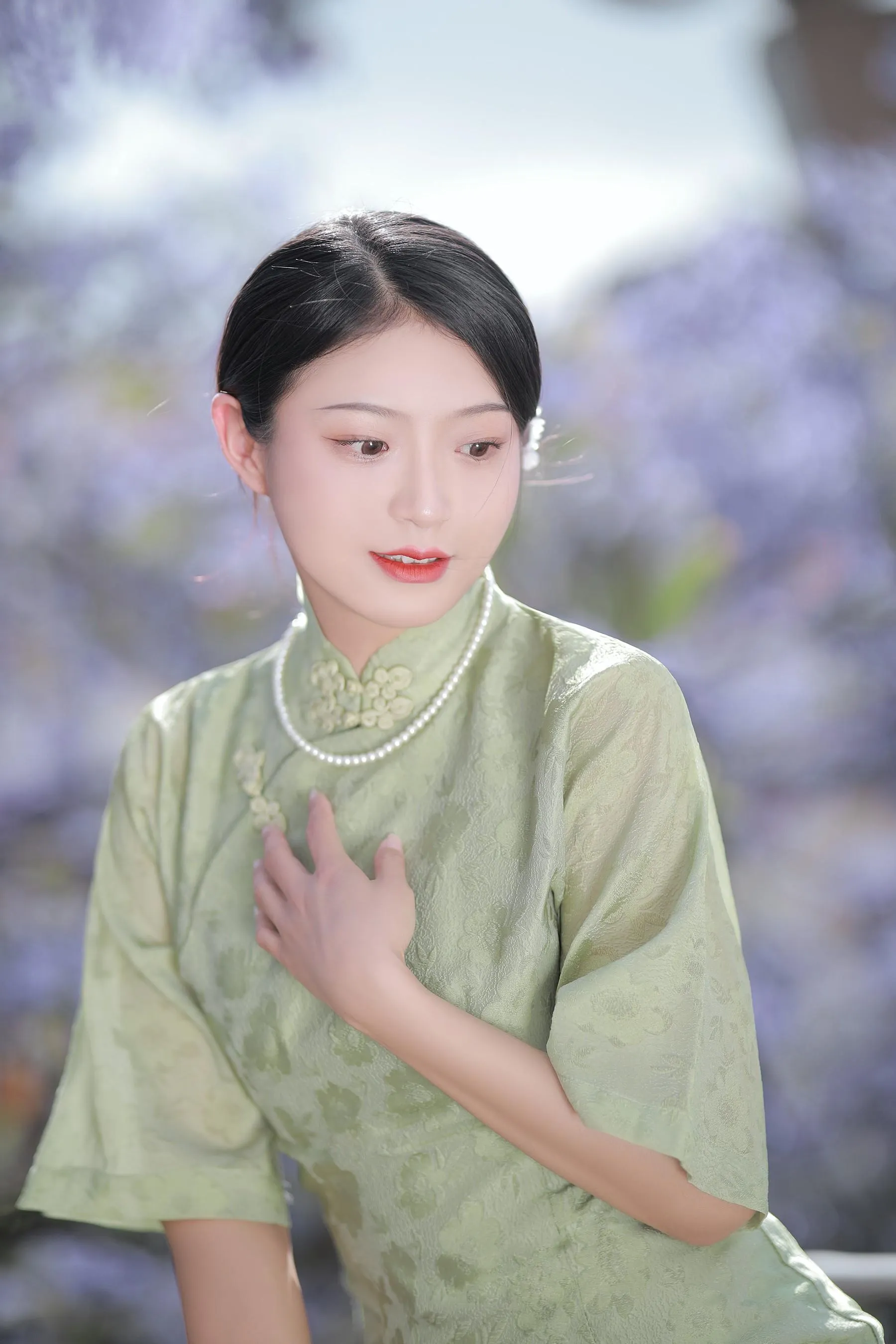 [艺图语] 2022.06.20 蓝花楹 nya酱的铃铛铛 [24P]插图9